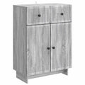 vidaXL Bufet Szary Sonoma 66 x 34,5 x 90 cm Drewno inżynieryjne