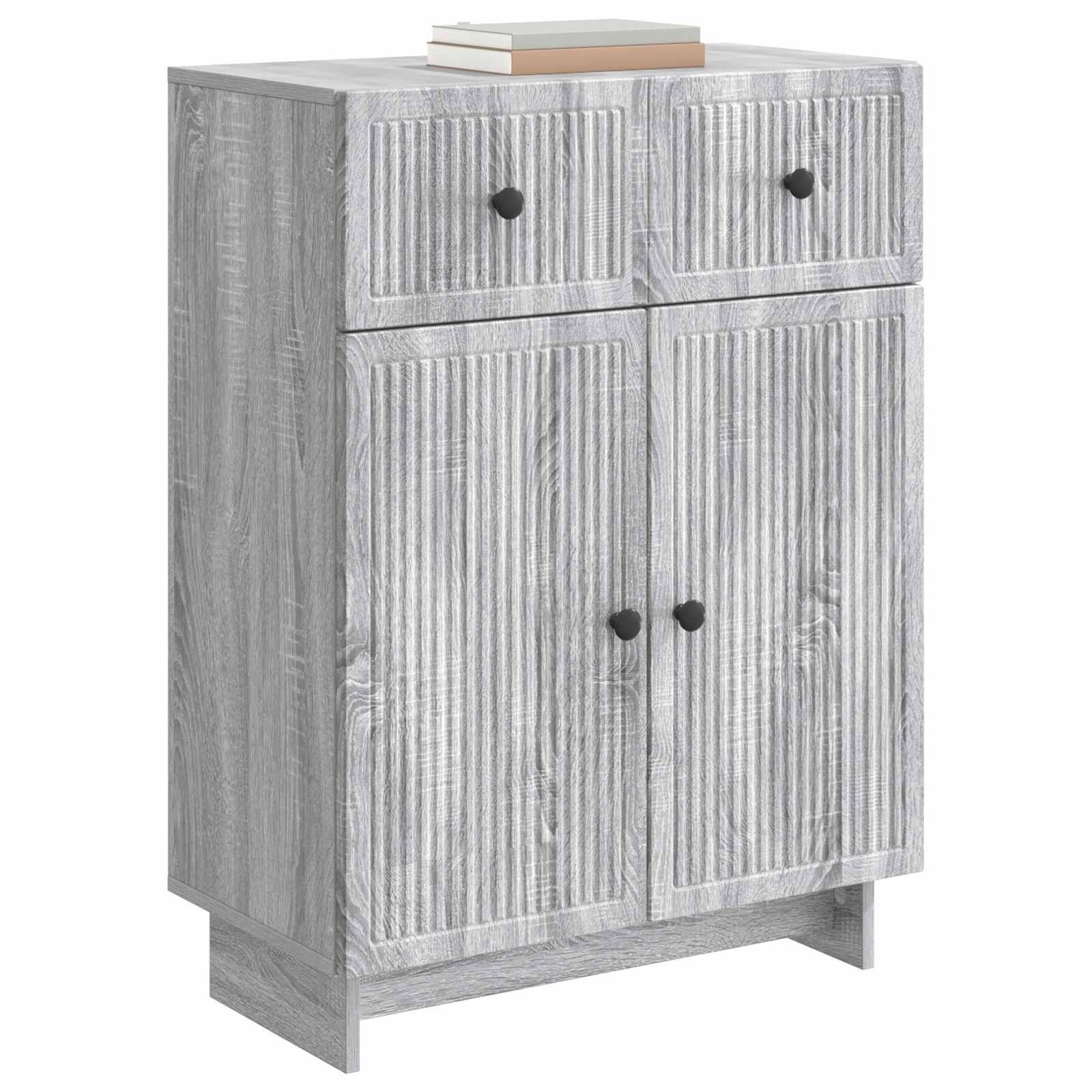 vidaXL Bufet Szary Sonoma 66 x 34,5 x 90 cm Drewno inżynieryjne