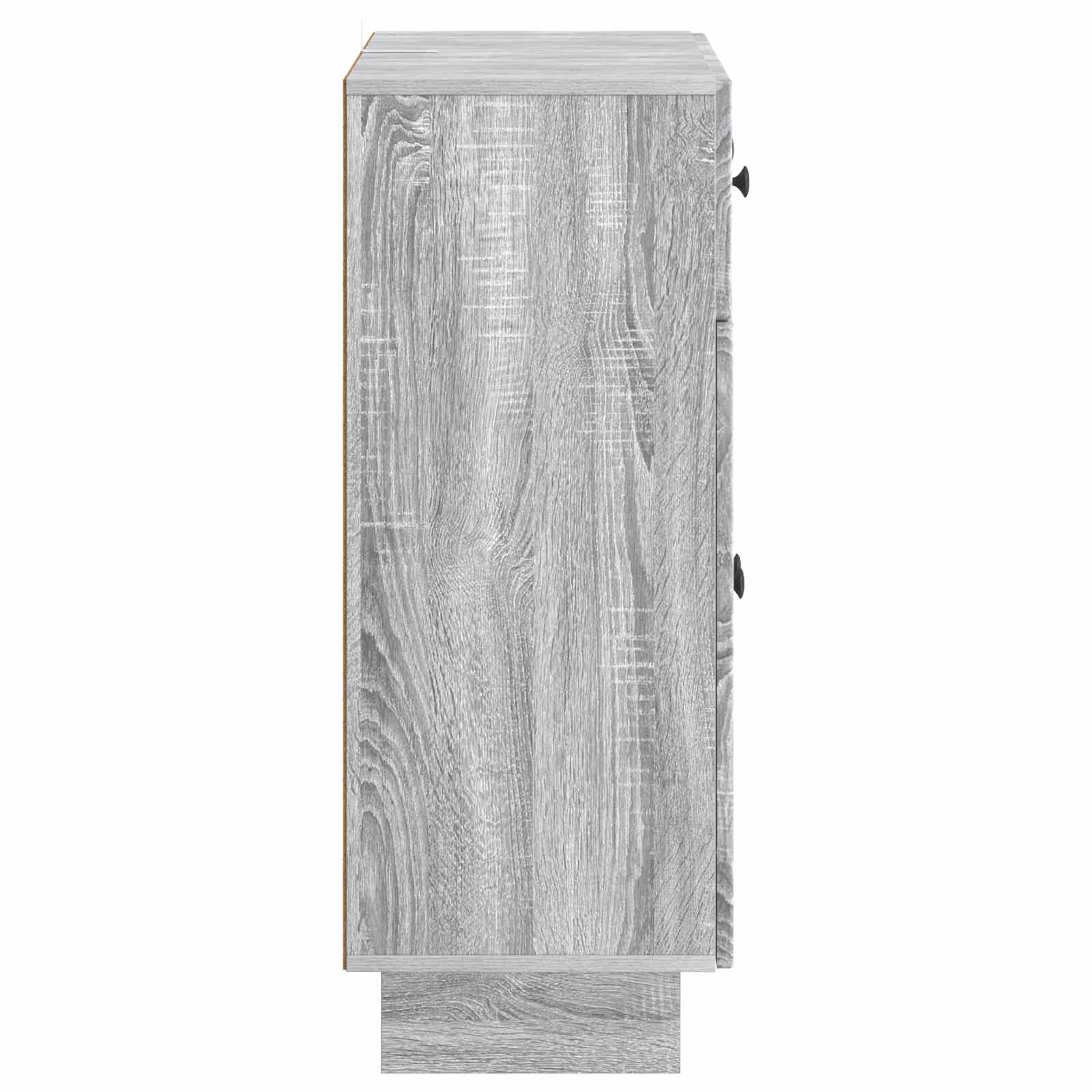 vidaXL Bufet Szary Sonoma 66 x 34,5 x 90 cm Drewno inżynieryjne