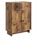vidaXL Bufet Stare drewno 66 x 34,5 x 90 cm Drewno inżynieryjne