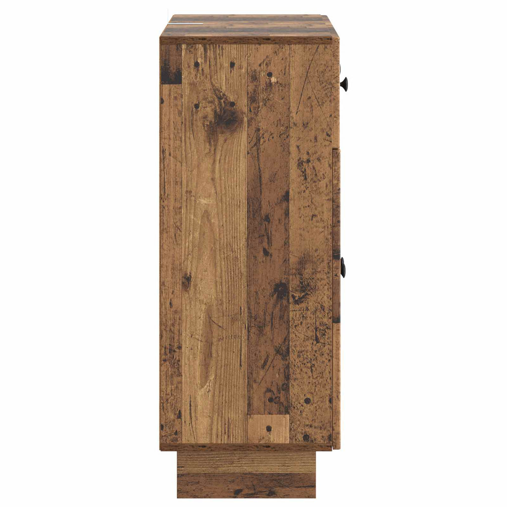 vidaXL Bufet Stare drewno 66 x 34,5 x 90 cm Drewno inżynieryjne