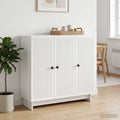 vidaXL Bufet Biały 89 x 34,5 x 80 cm Drewno inżynieryjne