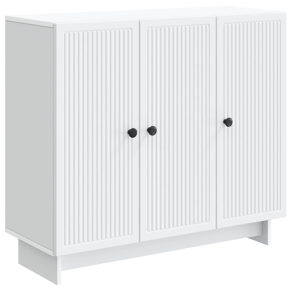 vidaXL Bufet Biały 89 x 34,5 x 80 cm Drewno inżynieryjne