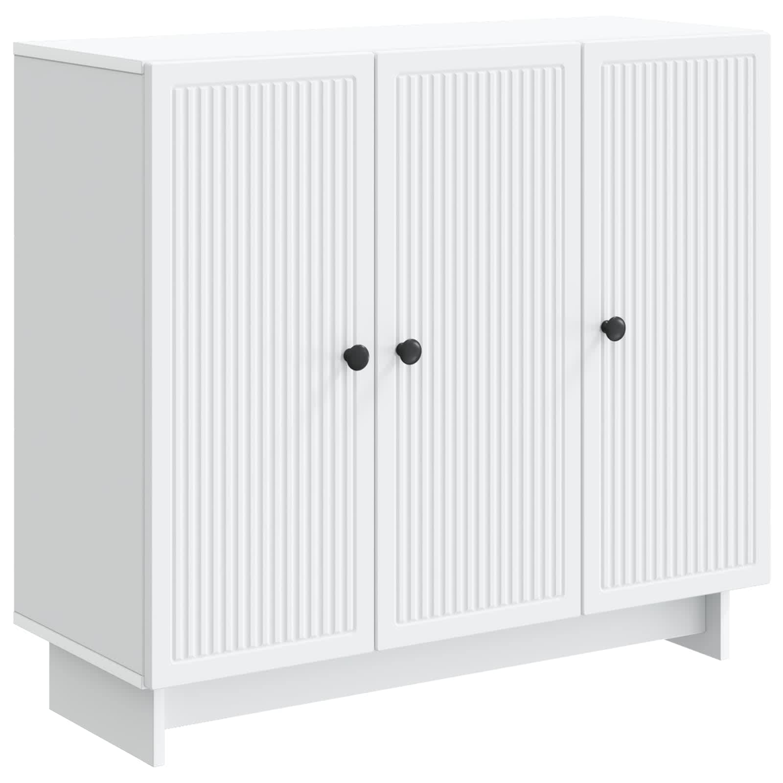 vidaXL Bufet Biały 89 x 34,5 x 80 cm Drewno inżynieryjne