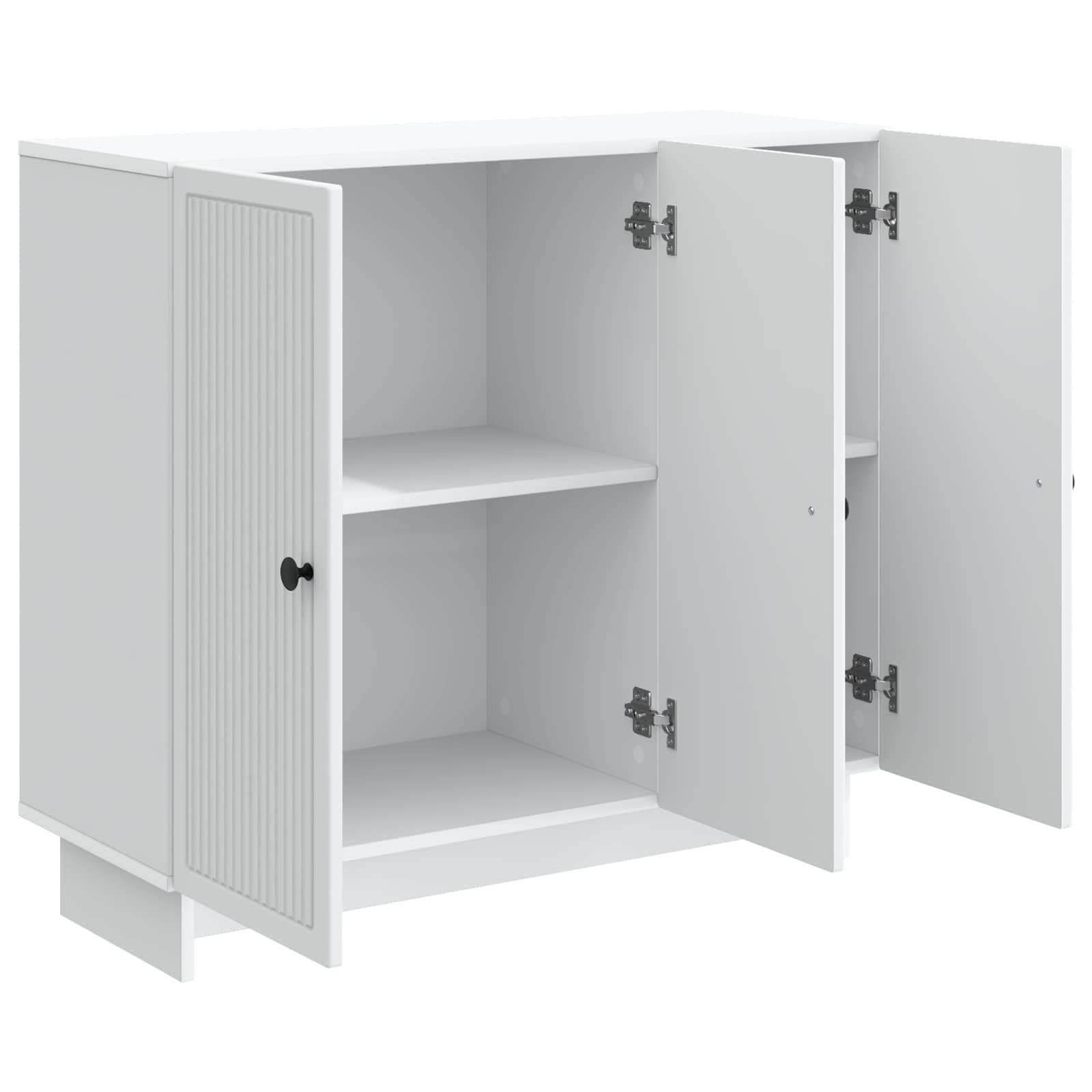 vidaXL Bufet Biały 89 x 34,5 x 80 cm Drewno inżynieryjne