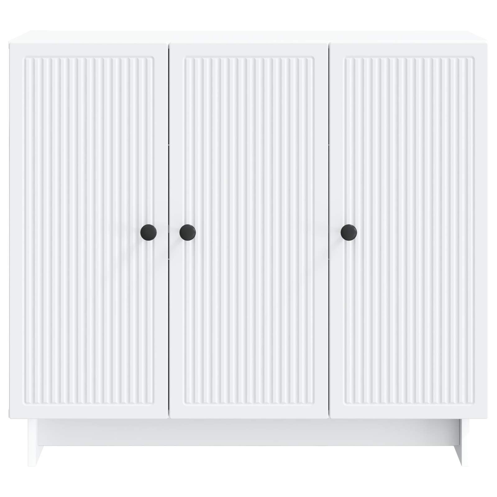 vidaXL Bufet Biały 89 x 34,5 x 80 cm Drewno inżynieryjne