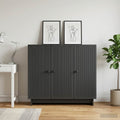vidaXL Bufet Czarny 89 x 34,5 x 80 cm Drewno inżynieryjne