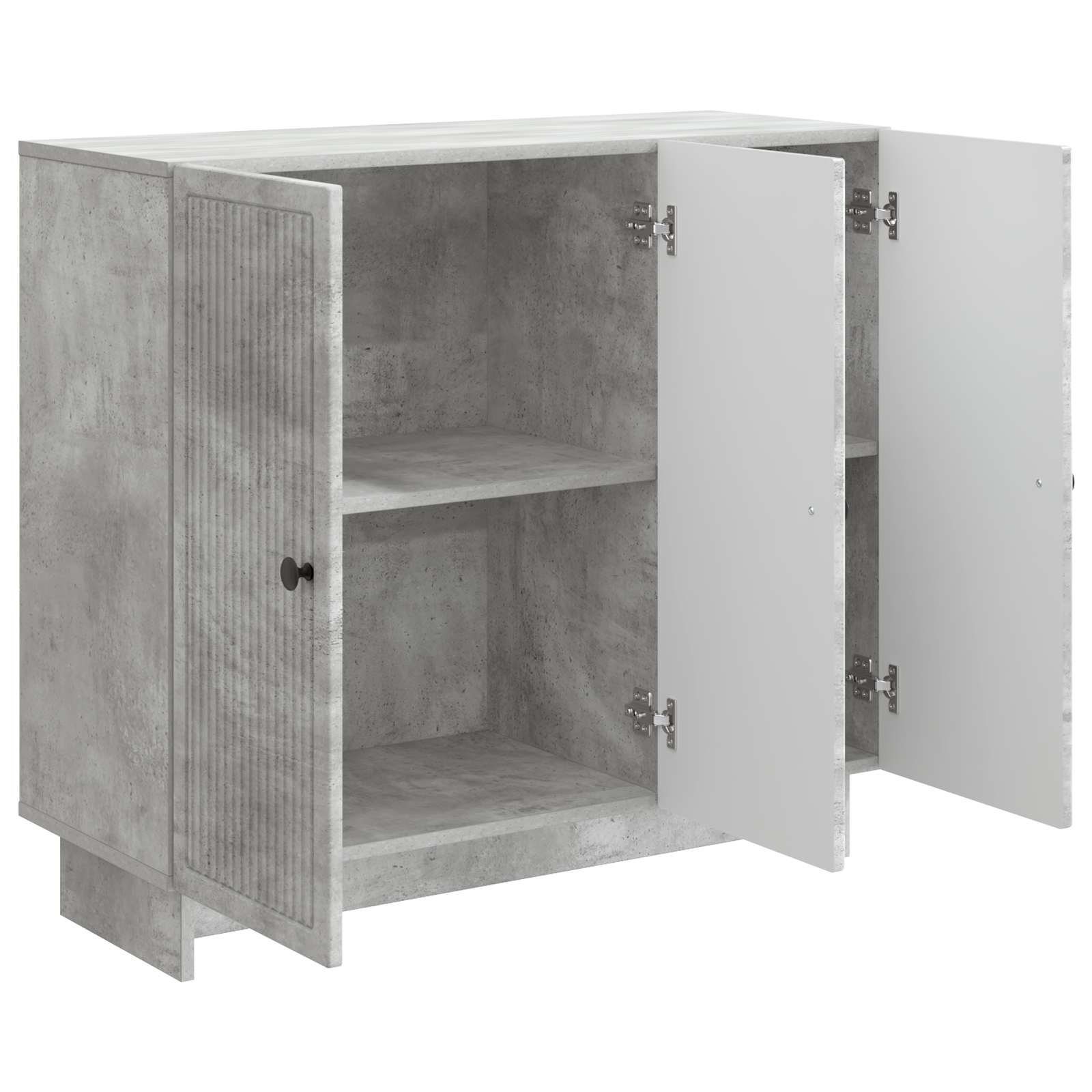 vidaXL Bufet Betonowy szary 89 x 34,5 x 80 cm Drewno inżynieryjne