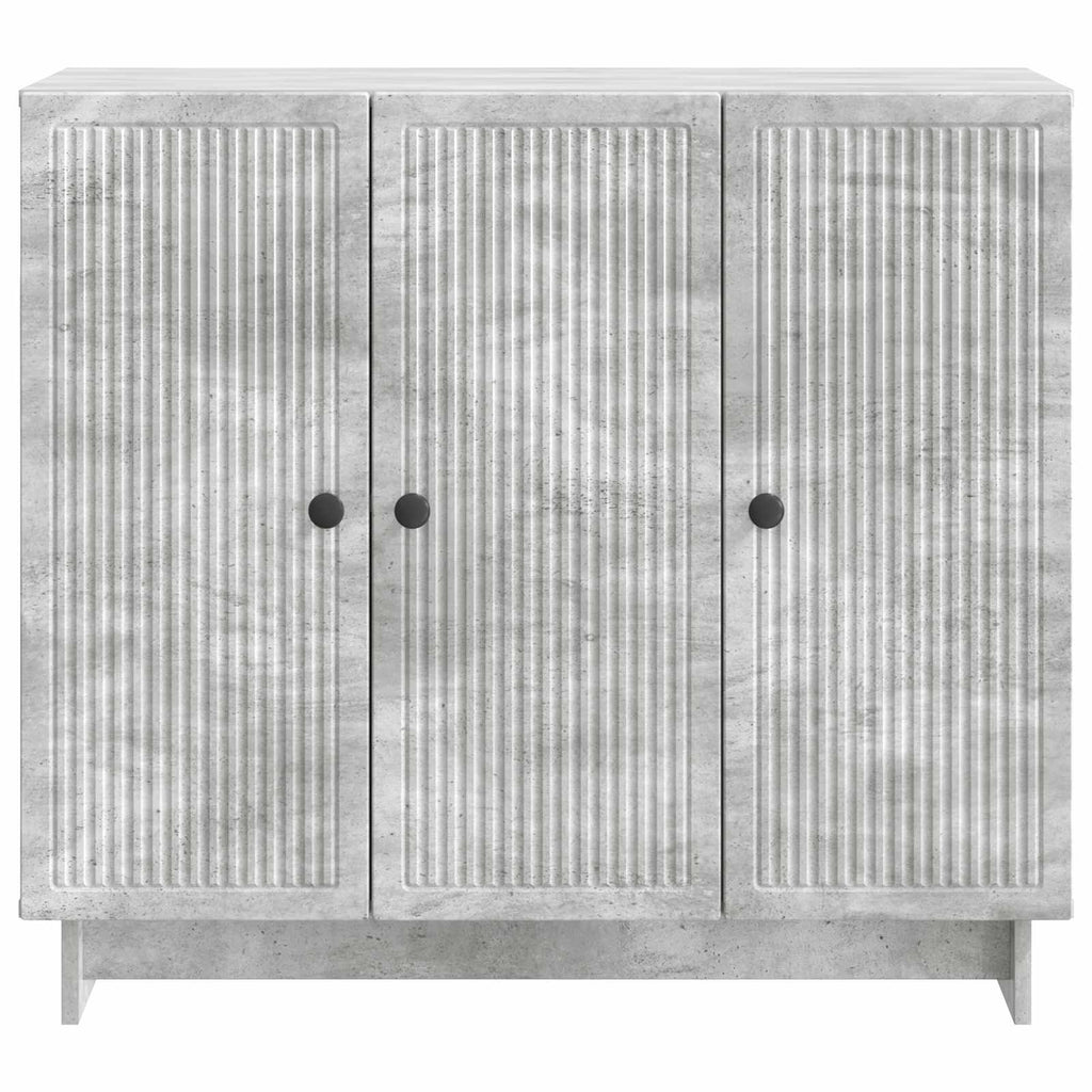 vidaXL Bufet Betonowy szary 89 x 34,5 x 80 cm Drewno inżynieryjne