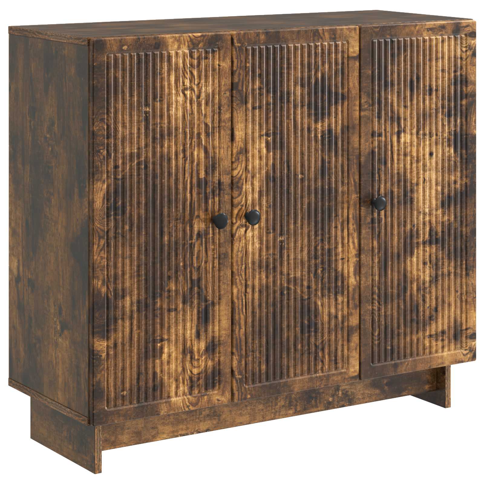 vidaXL Bufet Dąb wędzony 89 x 34,5 x 80 cm Drewno inżynieryjne