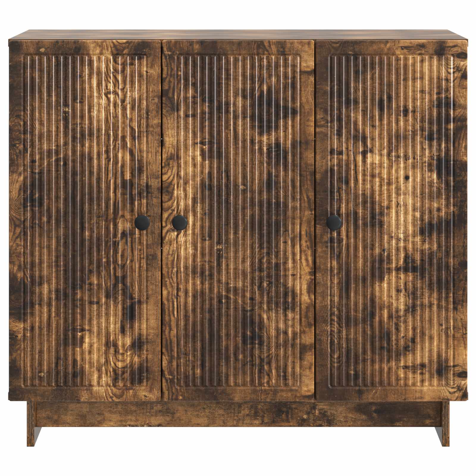 vidaXL Bufet Dąb wędzony 89 x 34,5 x 80 cm Drewno inżynieryjne