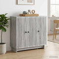vidaXL Bufet Szary Sonoma 89 x 34,5 x 80 cm Drewno inżynieryjne