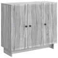 vidaXL Bufet Szary Sonoma 89 x 34,5 x 80 cm Drewno inżynieryjne