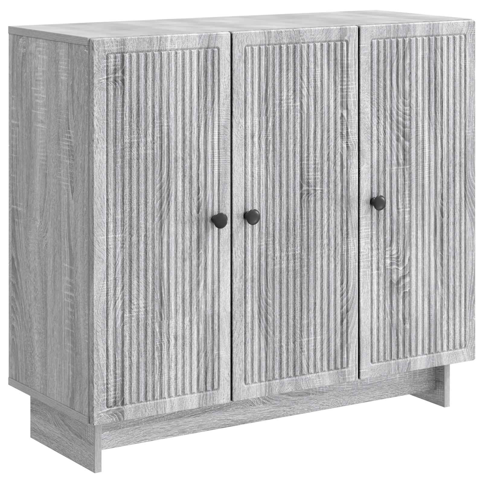 vidaXL Bufet Szary Sonoma 89 x 34,5 x 80 cm Drewno inżynieryjne