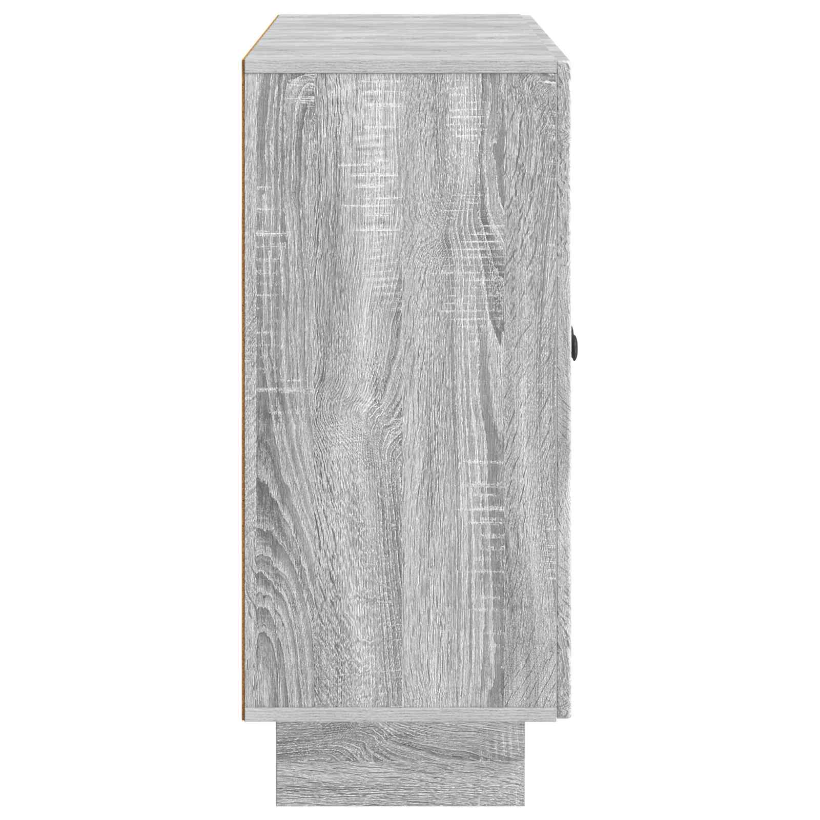 vidaXL Bufet Szary Sonoma 89 x 34,5 x 80 cm Drewno inżynieryjne