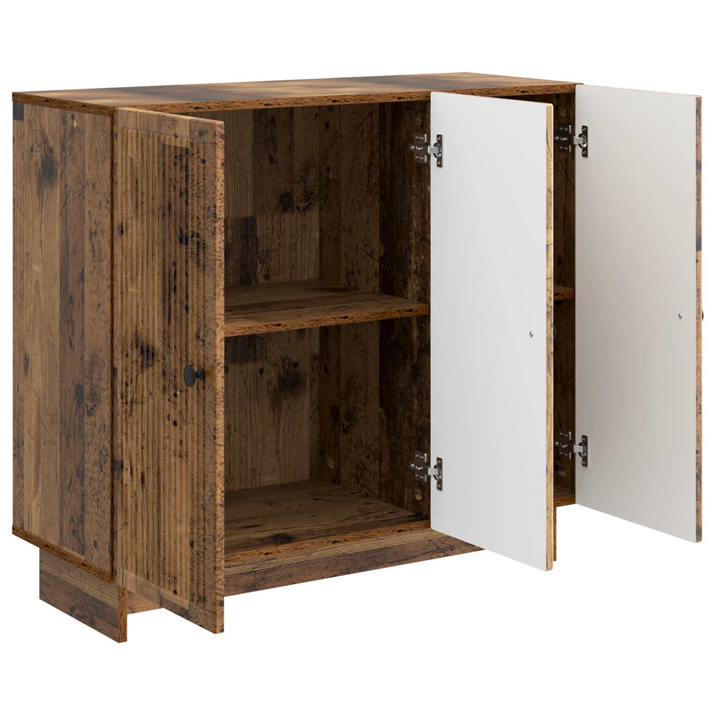 vidaXL Bufet Stare drewno 89 x 34,5 x 80 cm Drewno inżynieryjne