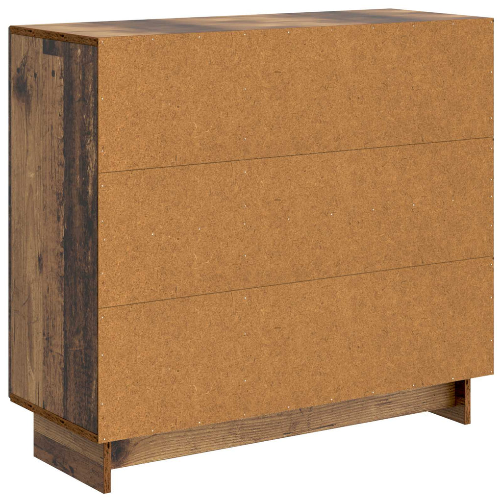 vidaXL Bufet Stare drewno 89 x 34,5 x 80 cm Drewno inżynieryjne