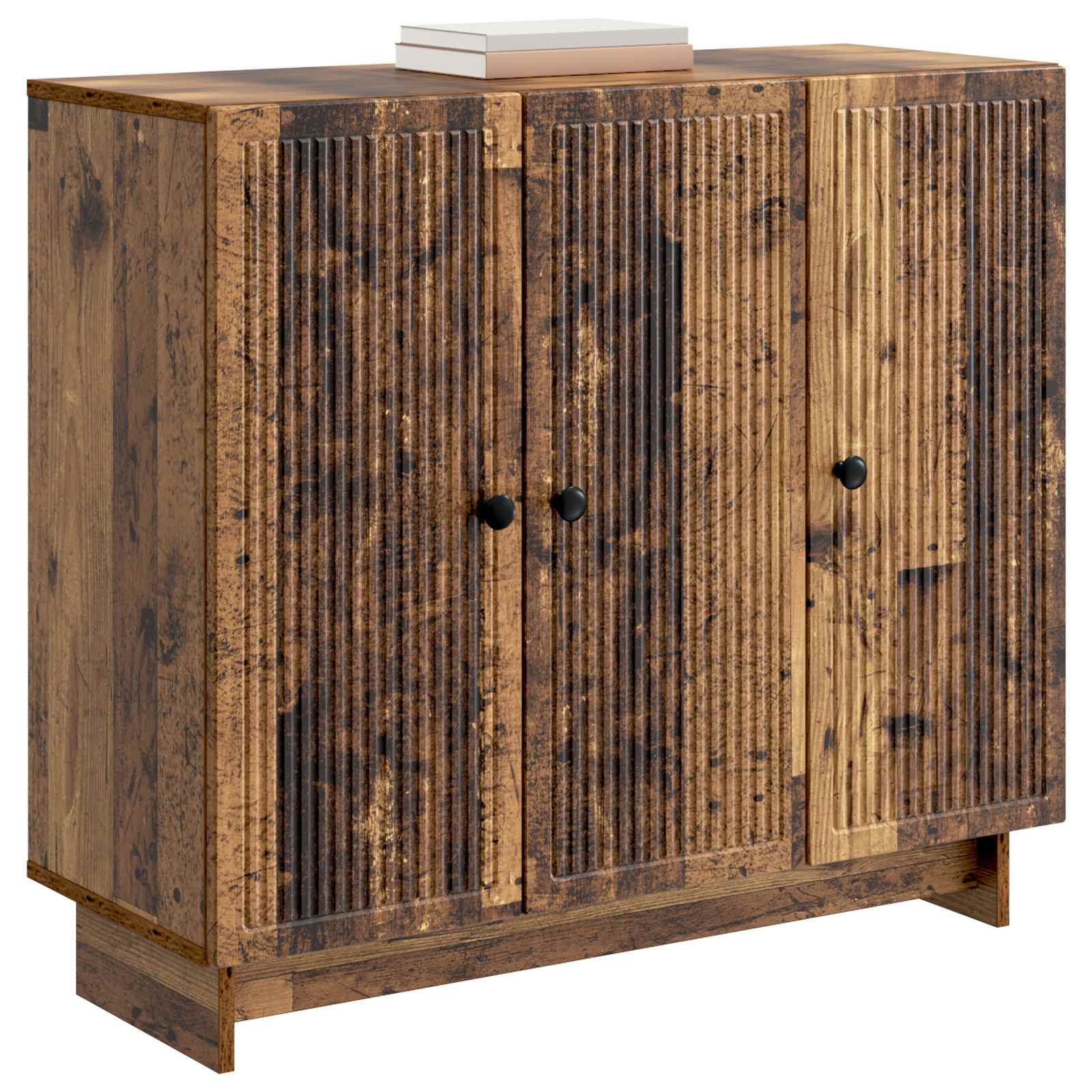 vidaXL Bufet Stare drewno 89 x 34,5 x 80 cm Drewno inżynieryjne