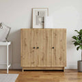 vidaXL Bufet Dąb artisan 89 x 34,5 x 80 cm Drewno inżynieryjne