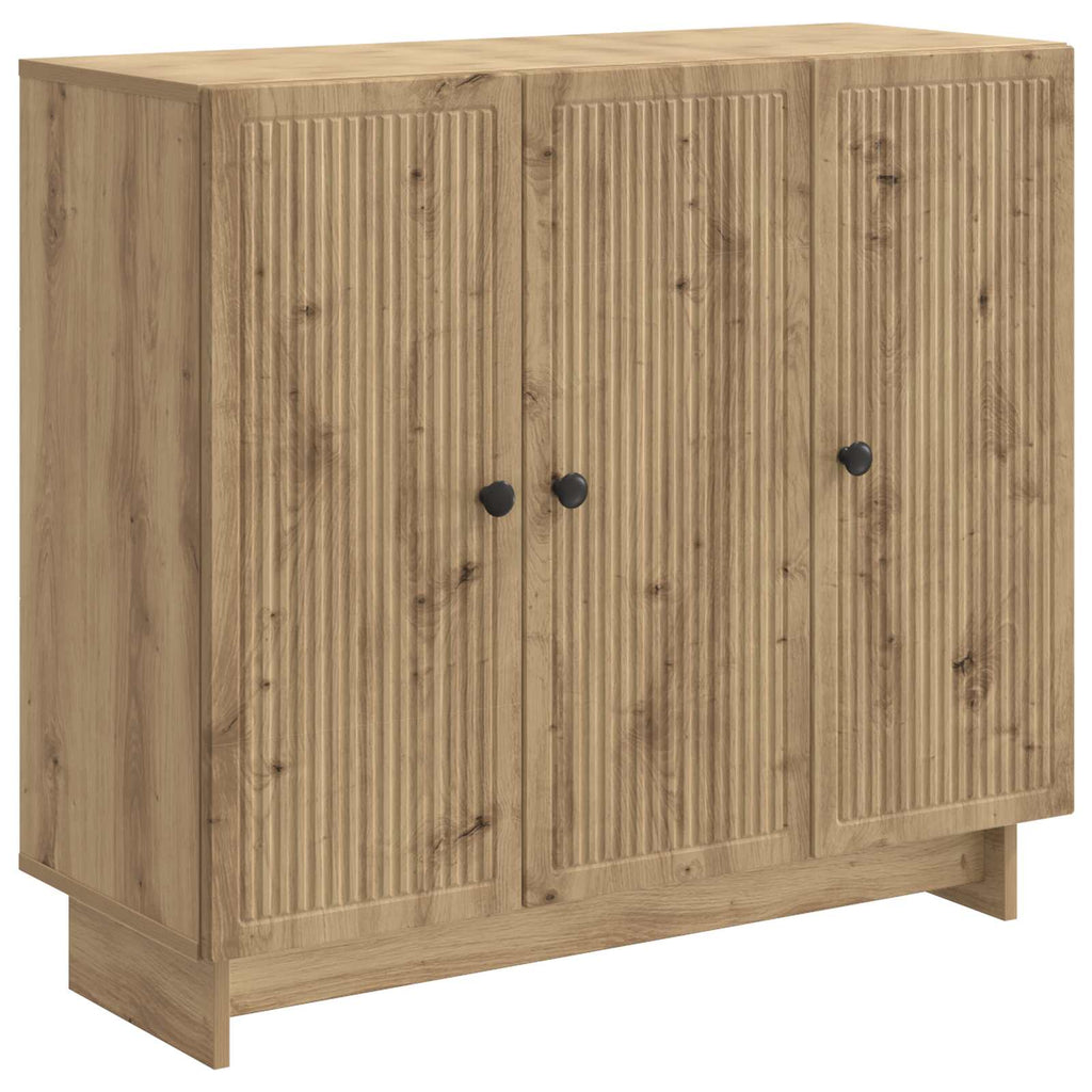 vidaXL Bufet Dąb artisan 89 x 34,5 x 80 cm Drewno inżynieryjne