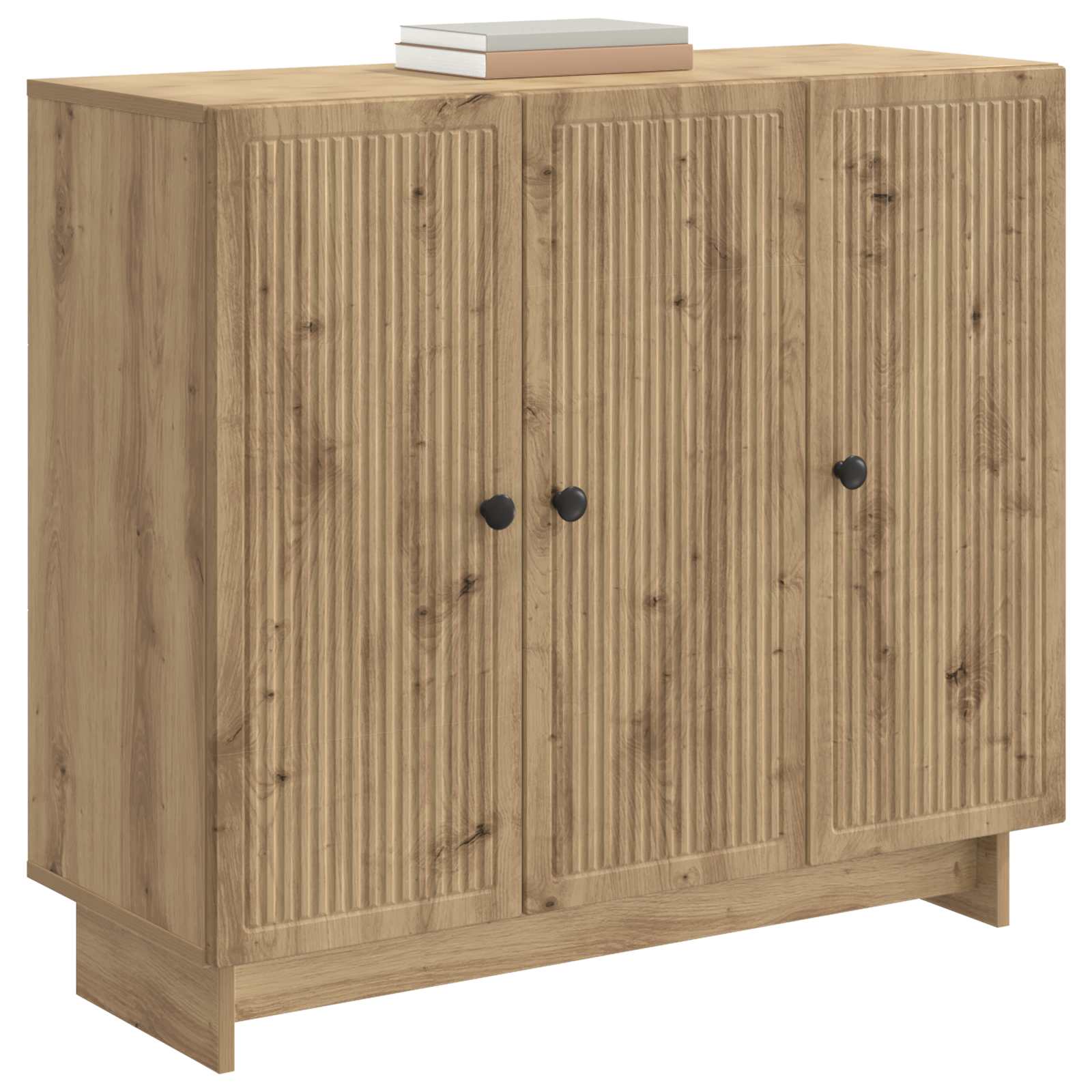 vidaXL Bufet Dąb artisan 89 x 34,5 x 80 cm Drewno inżynieryjne
