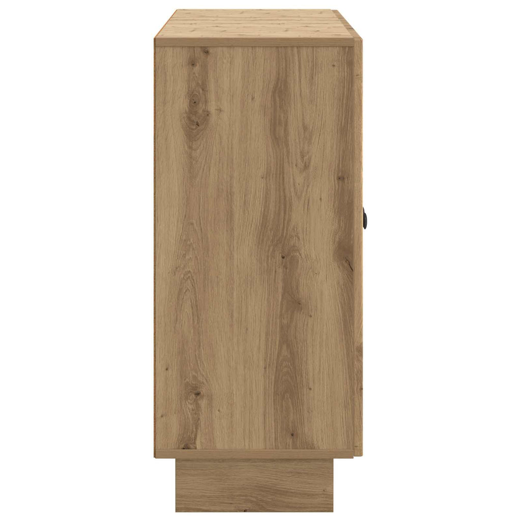 vidaXL Bufet Dąb artisan 89 x 34,5 x 80 cm Drewno inżynieryjne