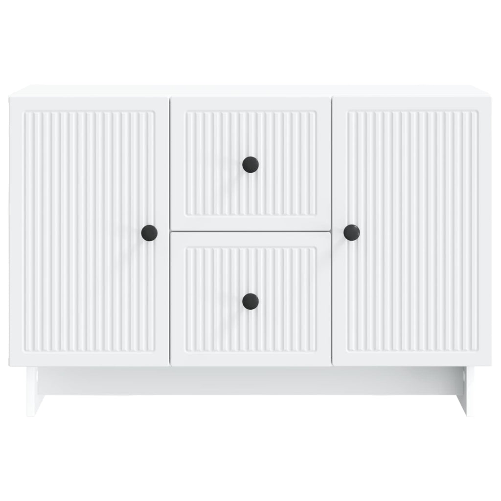 vidaXL Bufet Biały 89 x 34,5 x 60 cm Drewno inżynieryjne