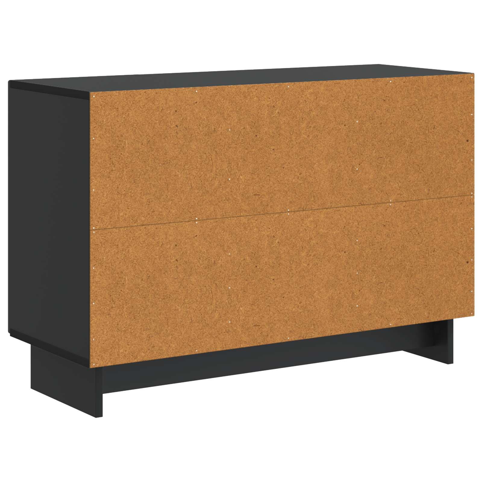 vidaXL Bufet z szufladą Czarny 89 x 34,5 x 60 cm Drewno inżynieryjne