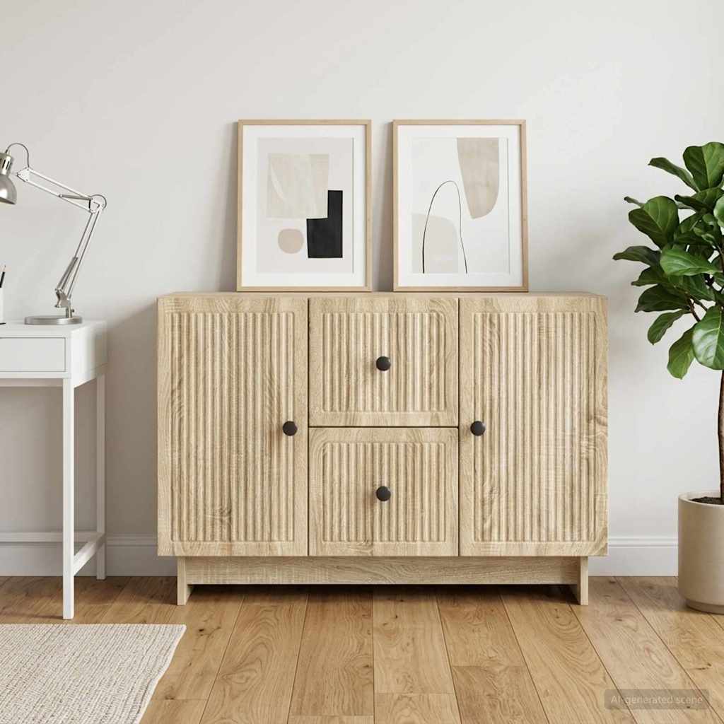 vidaXL Bufet dąb Sonoma 89 x 34,5 x 60 cm Drewno inżynieryjne