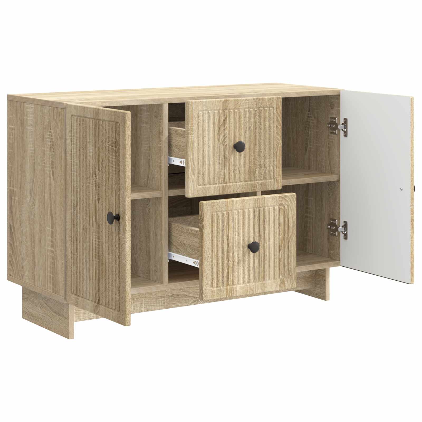vidaXL Bufet dąb Sonoma 89 x 34,5 x 60 cm Drewno inżynieryjne