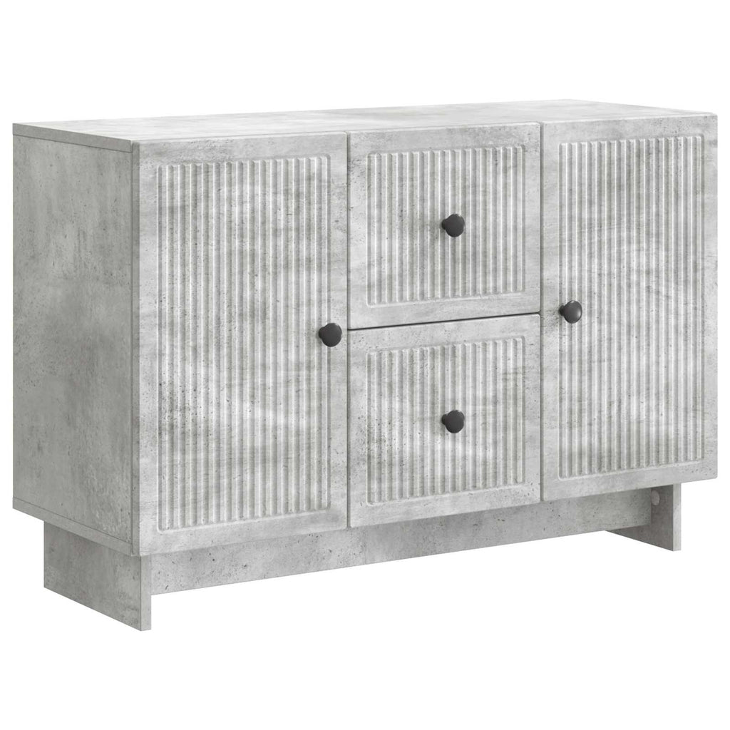 vidaXL Bufet Betonowy szary 89 x 34,5 x 60 cm Drewno inżynieryjne