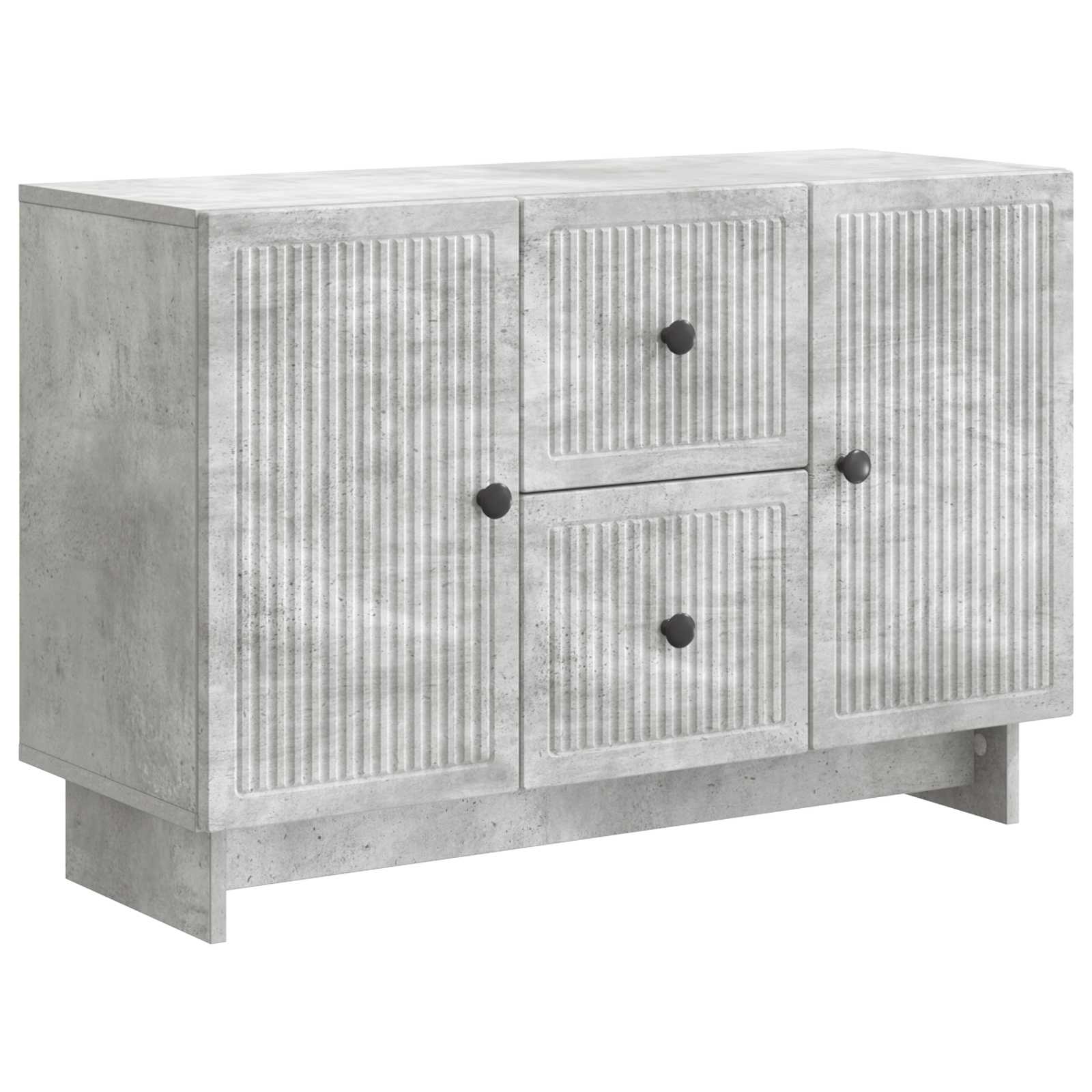 vidaXL Bufet Betonowy szary 89 x 34,5 x 60 cm Drewno inżynieryjne