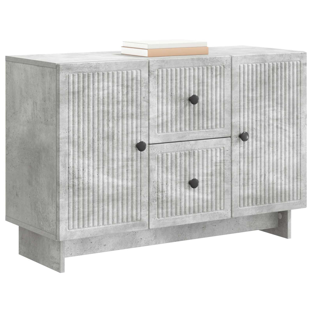 vidaXL Bufet Betonowy szary 89 x 34,5 x 60 cm Drewno inżynieryjne