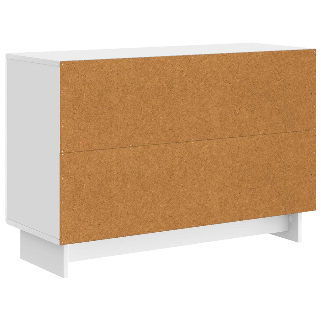 vidaXL Bufet Biały wysoki połysk 89 x 34,5 x 60 cm Drewno inżynieryjne