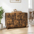 vidaXL Bufet Dąb wędzony 89 x 34,5 x 60 cm Drewno inżynieryjne