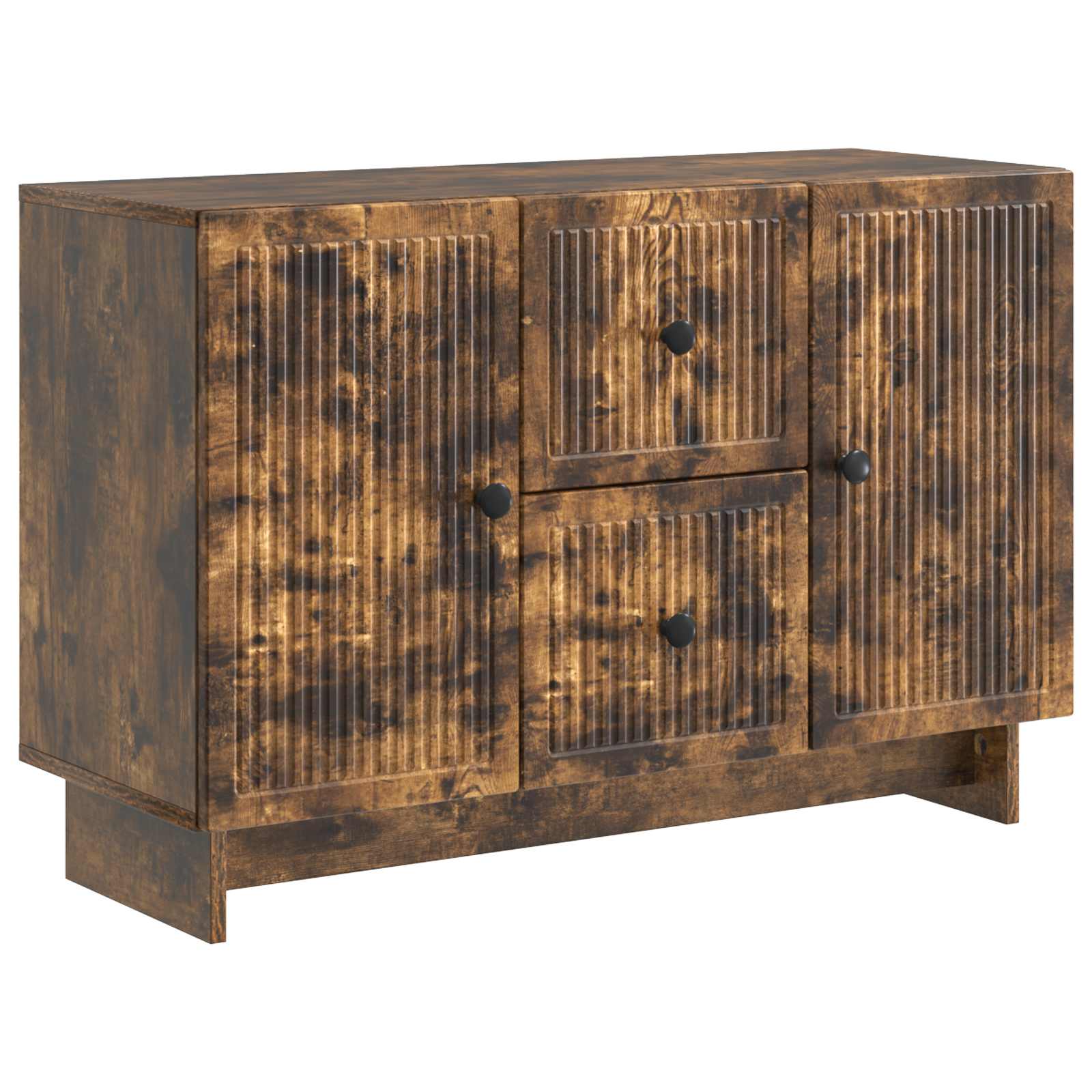 vidaXL Bufet Dąb wędzony 89 x 34,5 x 60 cm Drewno inżynieryjne