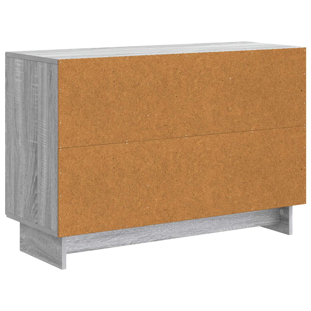 vidaXL Bufet Szary Sonoma 89 x 34,5 x 60 cm Drewno inżynieryjne