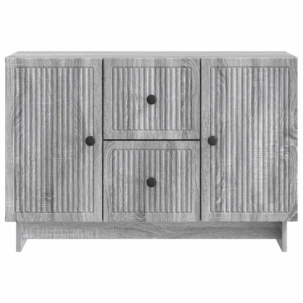 vidaXL Bufet Szary Sonoma 89 x 34,5 x 60 cm Drewno inżynieryjne