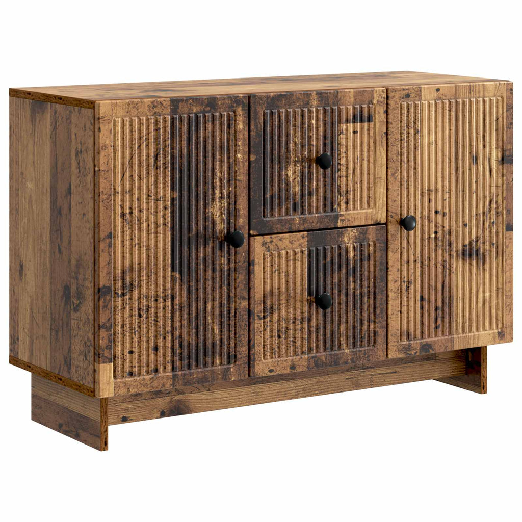vidaXL Bufet Stare drewno 89 x 34,5 x 60 cm Drewno inżynieryjne