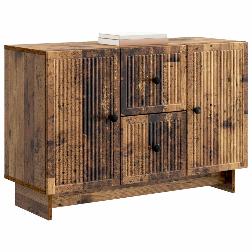vidaXL Bufet Stare drewno 89 x 34,5 x 60 cm Drewno inżynieryjne