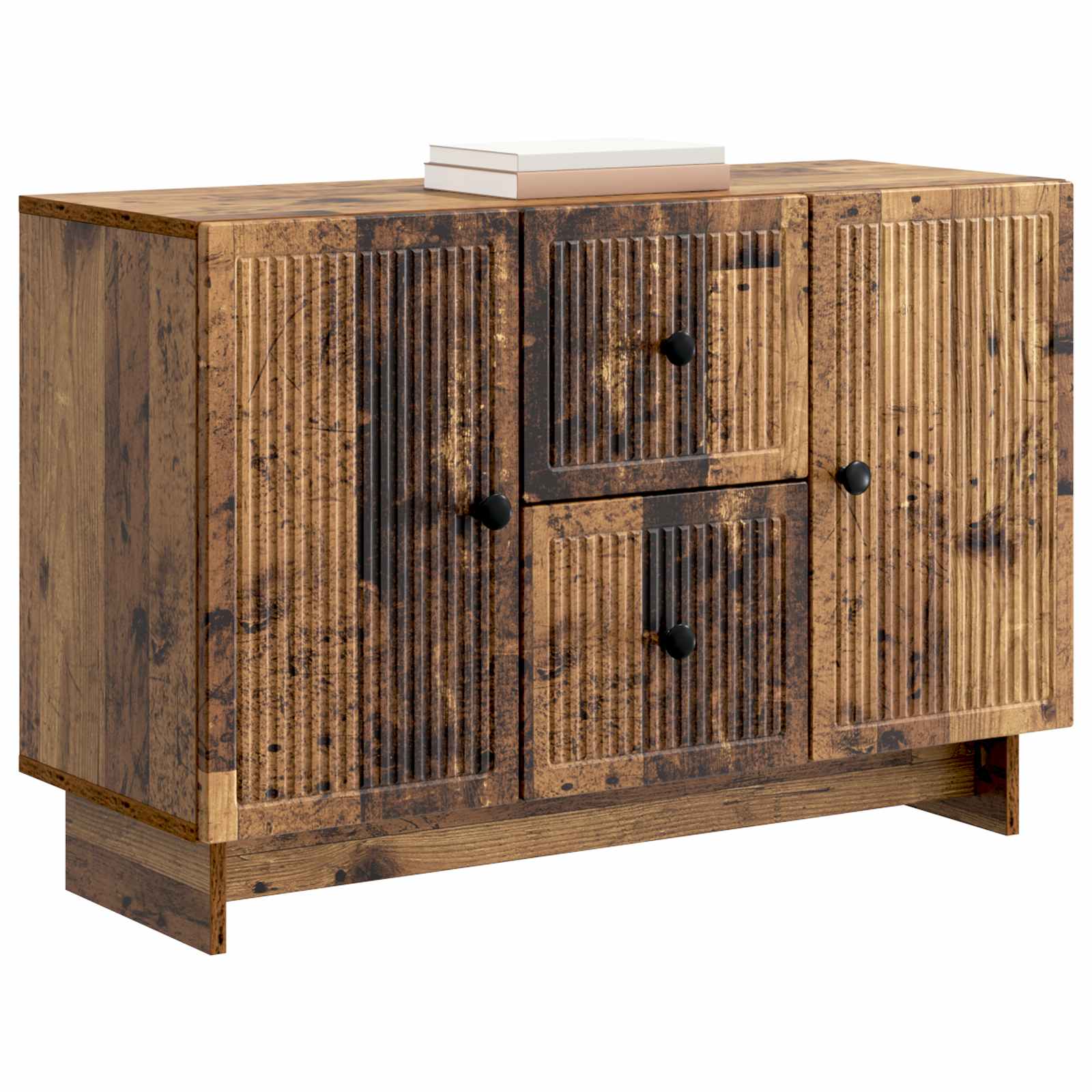 vidaXL Bufet Stare drewno 89 x 34,5 x 60 cm Drewno inżynieryjne