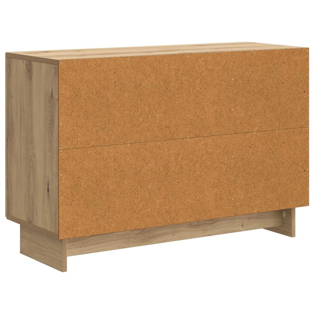 vidaXL Bufet Dąb artisan 89 x 34,5 x 60 cm Drewno inżynieryjne