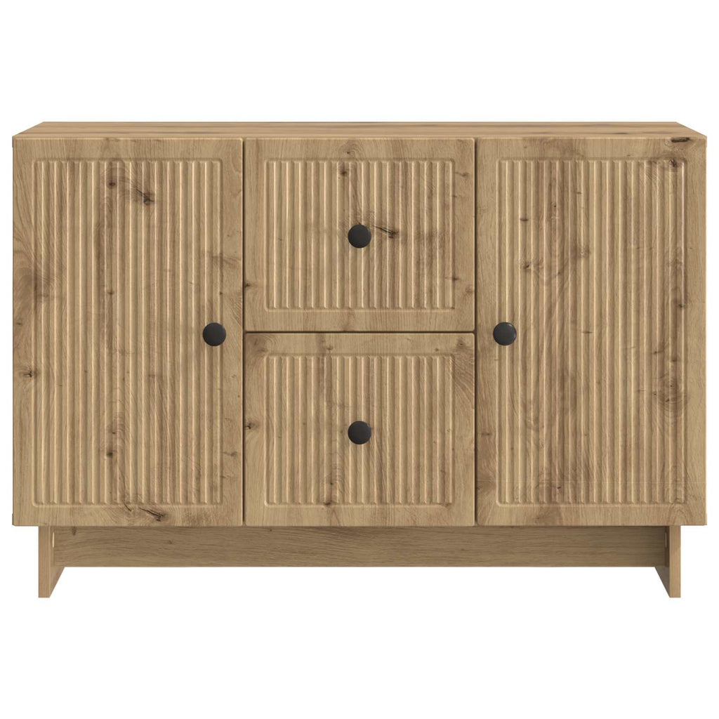 vidaXL Bufet Dąb artisan 89 x 34,5 x 60 cm Drewno inżynieryjne