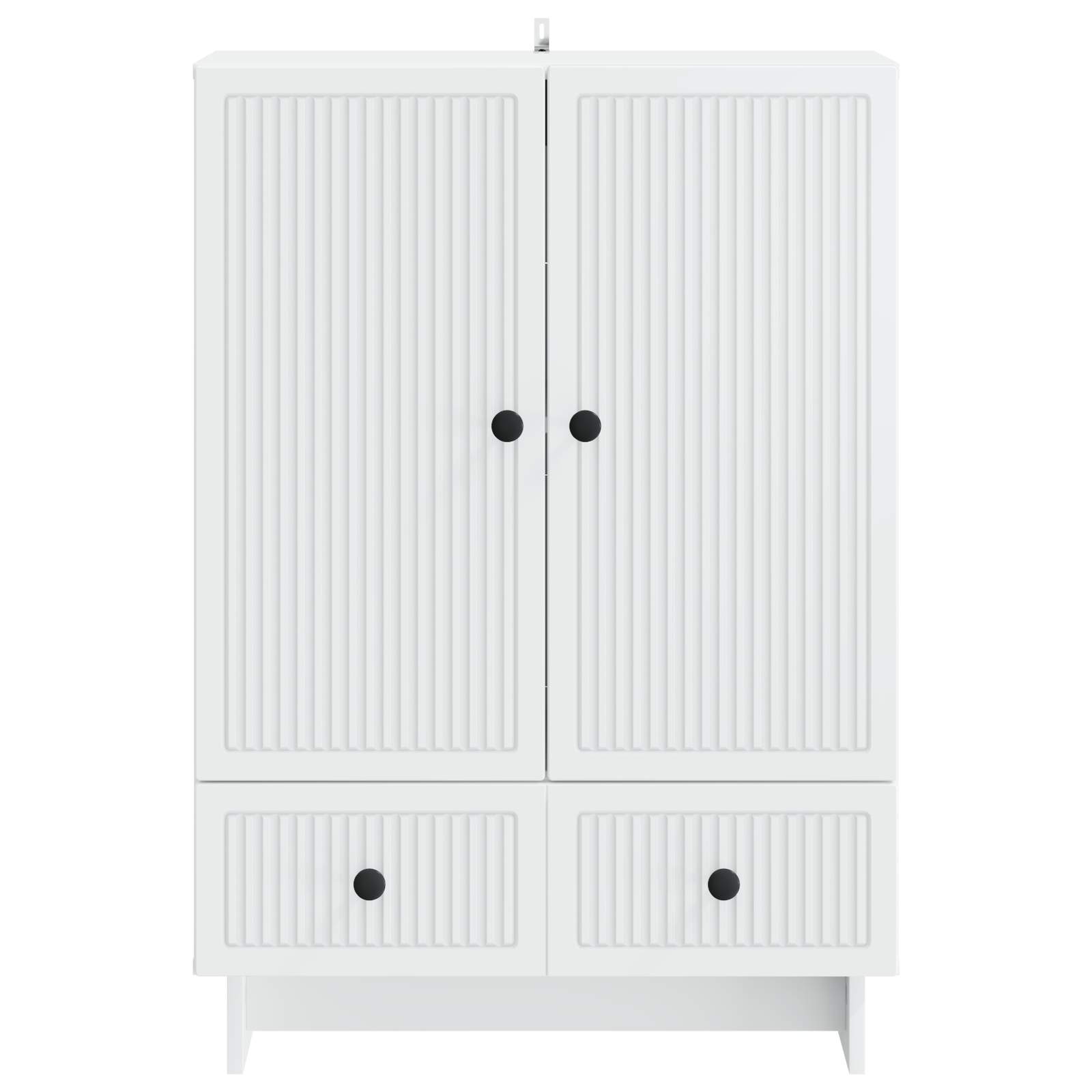 vidaXL Bufet Biały 66 x 34,5 x 95 cm Drewno inżynieryjne