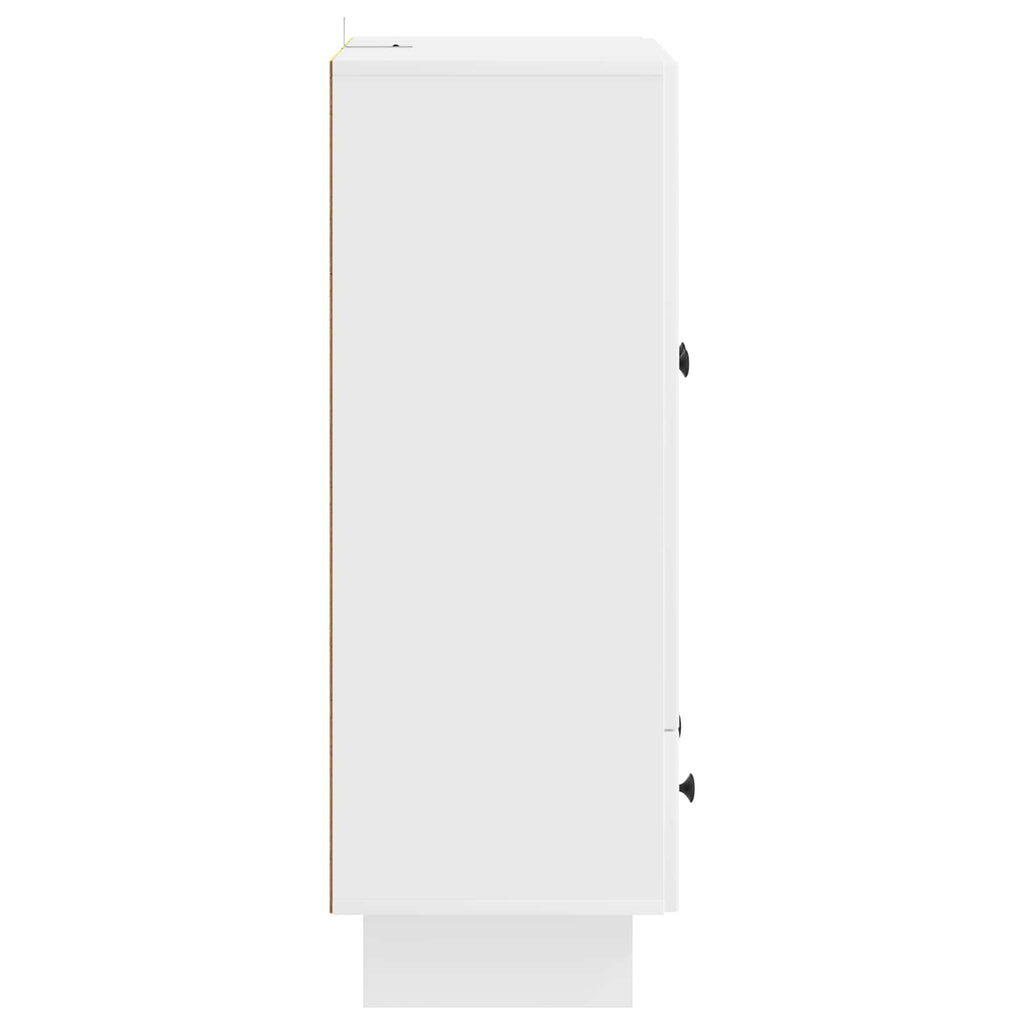 vidaXL Bufet Biały 66 x 34,5 x 95 cm Drewno inżynieryjne