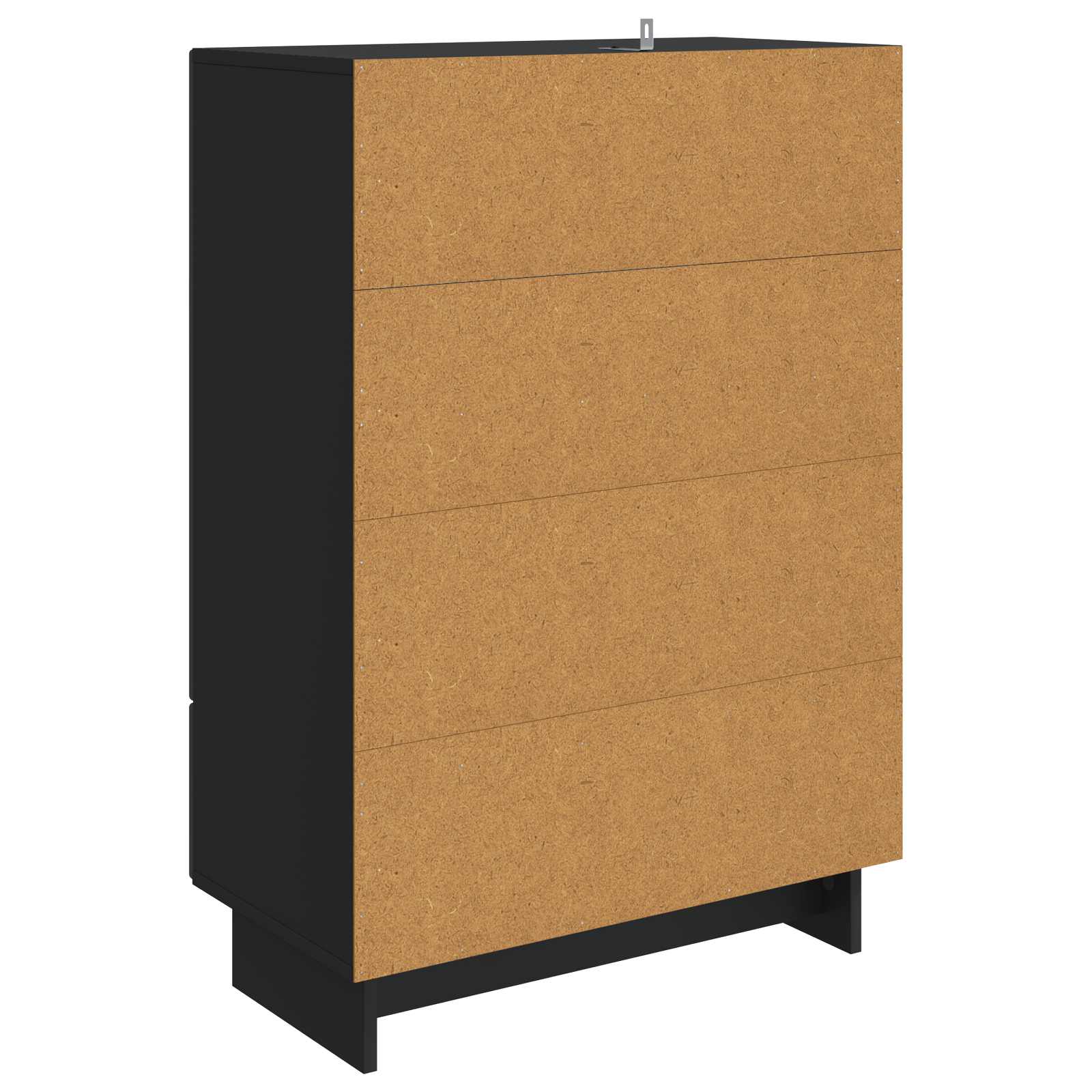 vidaXL Bufet Czarny 66 x 34,5 x 95 cm Drewno inżynieryjne