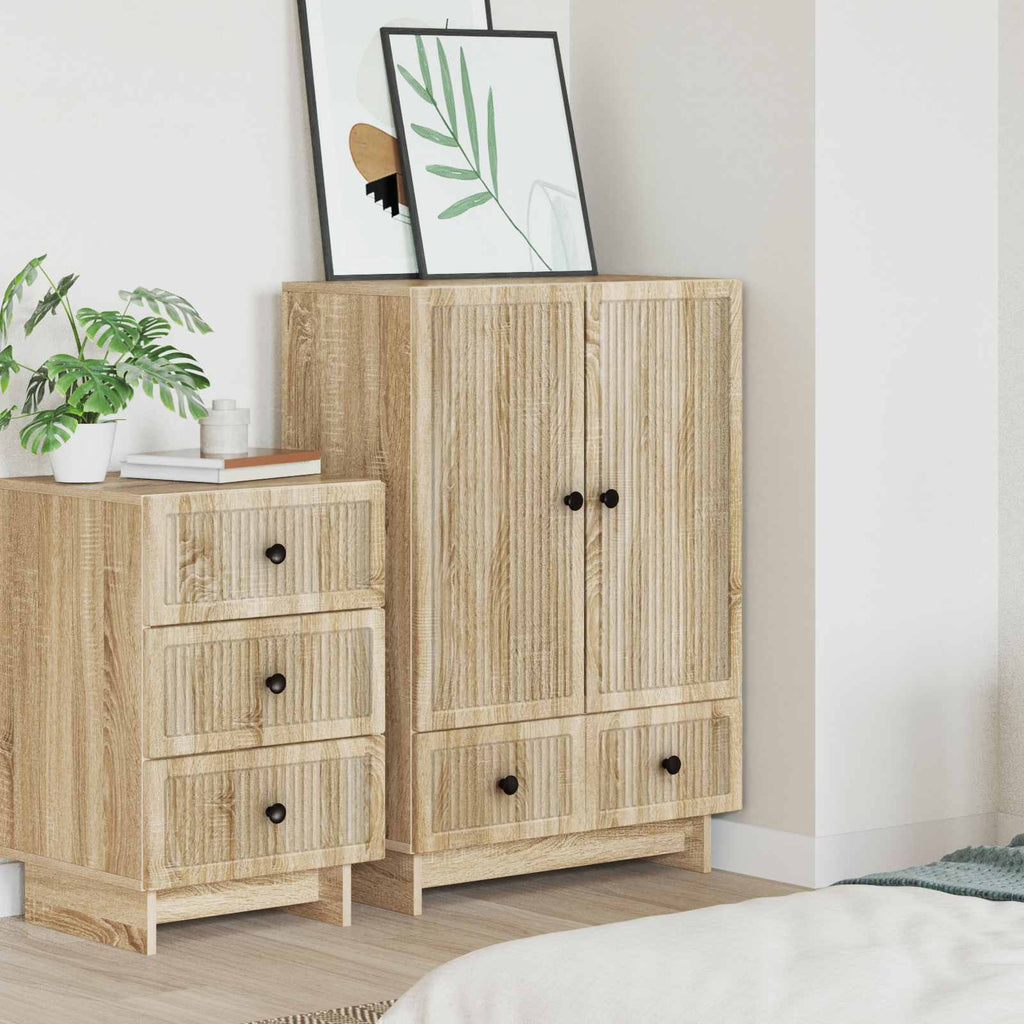 vidaXL Bufet Dąb Sonoma 66 x 34,5 x 95 cm Drewno inżynieryjne
