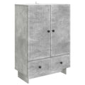 vidaXL Bufet Betonowy Szary 66 x 34,5 x 95 cm Drewno inżynieryjne