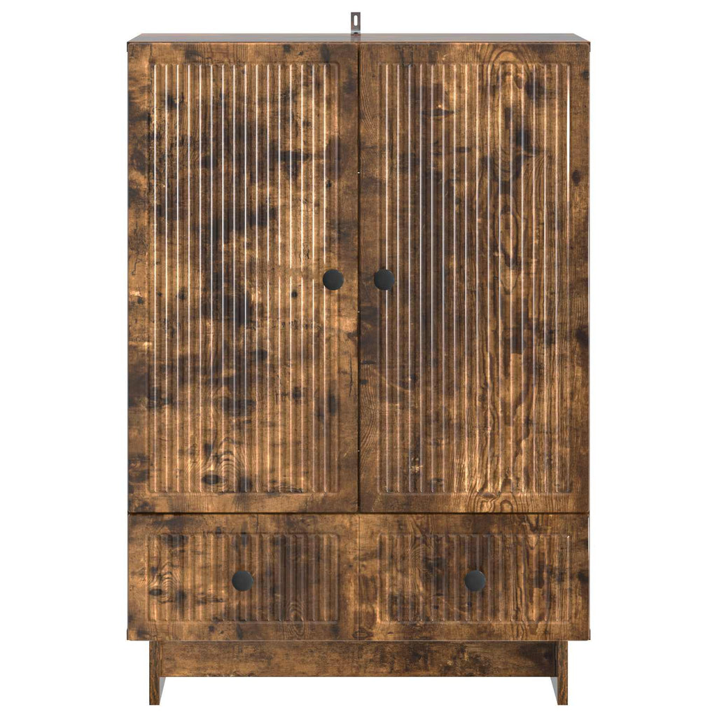 vidaXL Bufet Dąb Wędzony 66 x 34,5 x 95 cm Drewno inżynieryjne