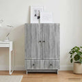 vidaXL Bufet Szary Sonoma 66 x 34,5 x 95 cm Drewno inżynieryjne